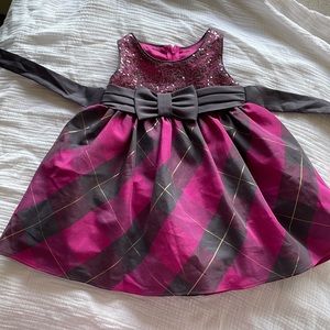 Magenta sequin dress